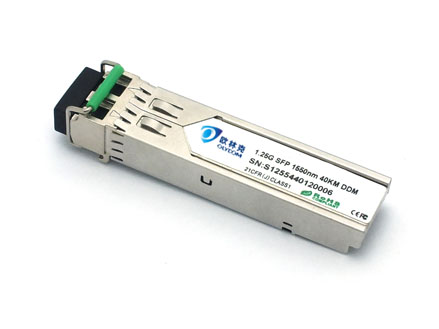 1.25G, dual fiber, 40KM, LC, DDM (OSPL1G40D-15)