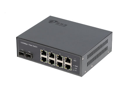 10/100/1000M 2F + 8UTP fiber switch (TA728-GE)