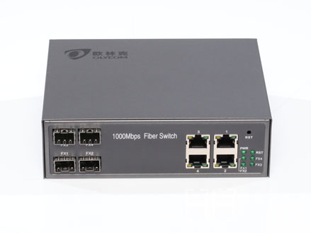 Managed 10/100/1000M 4F + 4UTP fiber switch (TA744W-GE)