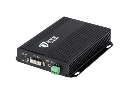Uncompressed 1ch DVI video to fiber DVI Video Optical Converter (OM615-UD1V-T/R)