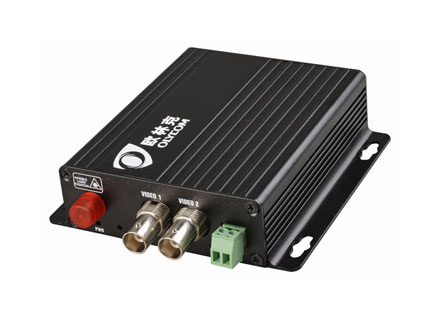 2ch video Tx + 1ch RS485 data Rx video optical converter (OM610-2V↑1D↓WT/R)