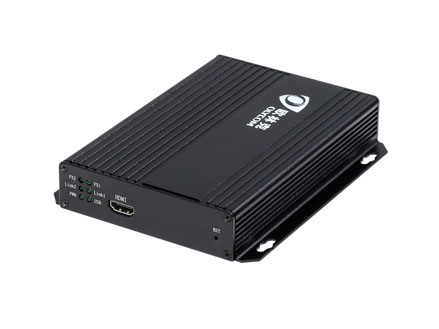 Compressed one fiber port with USB (KM) HDMI Video Optical Converter (OM615-CH1FKM-T/R)