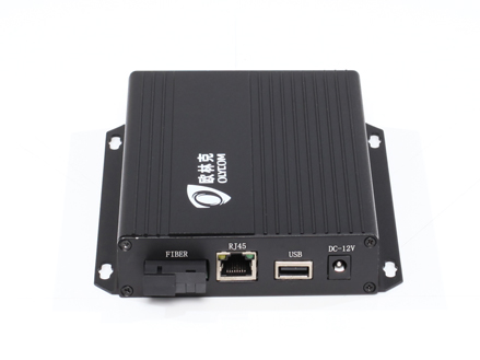Compressed two fiber ports with USB (KM) DVI Video Optical Converter (OM615-CD2FKM-T/R)