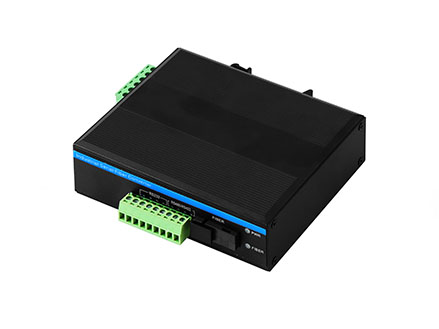 1ch RS232/RS422/RS485 serial to fiber industrial dinrail converter(IM2101-RS232/RS485/RS422)